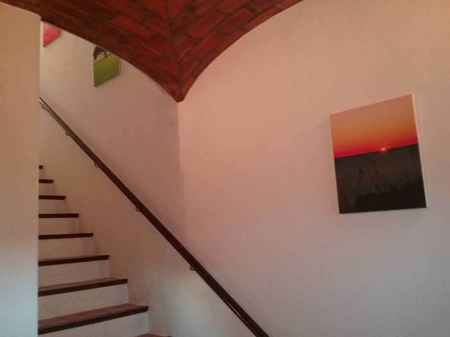 Stairs to first floor