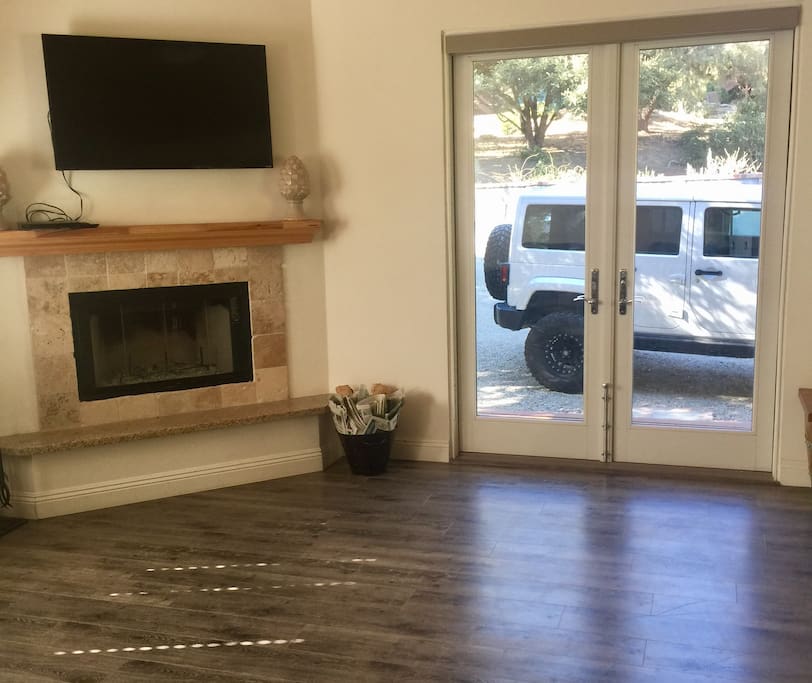 Living room - Jeep not included