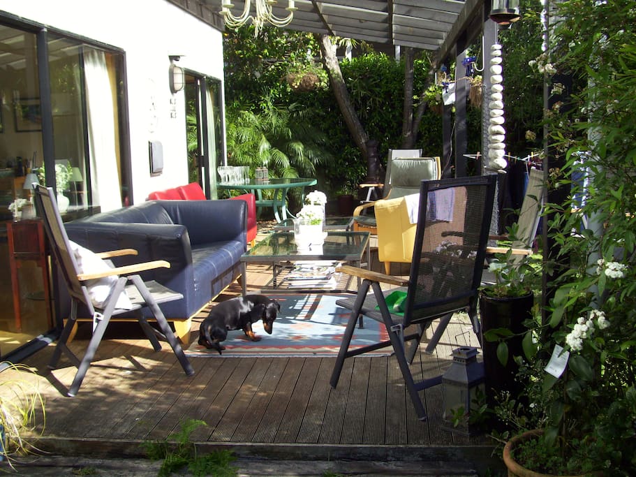 Sunny deck