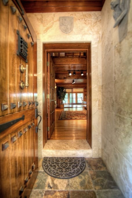 Grand Entry with custom made front door