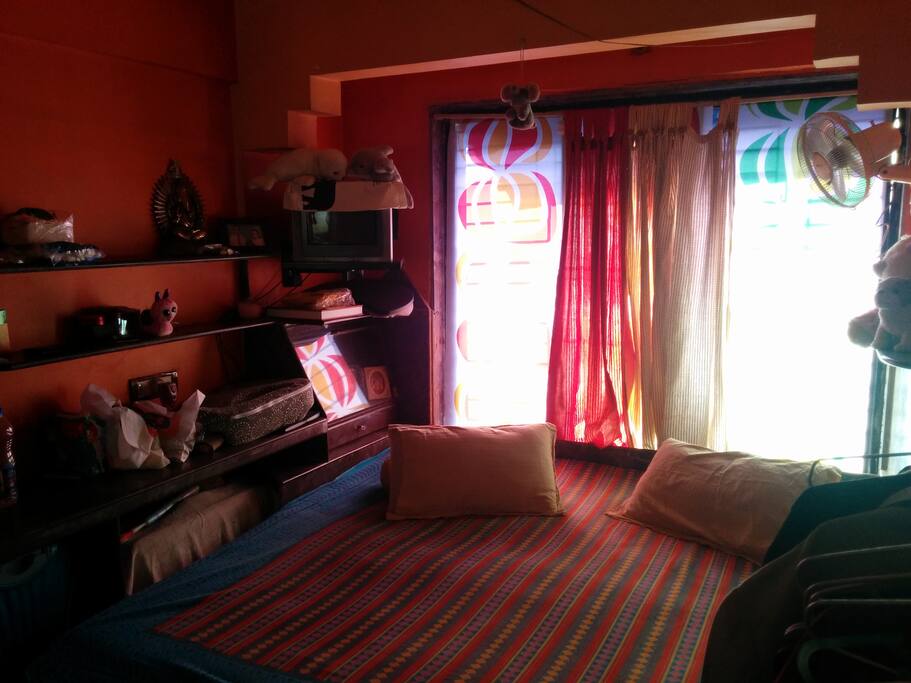 Bedroom with King sized bed