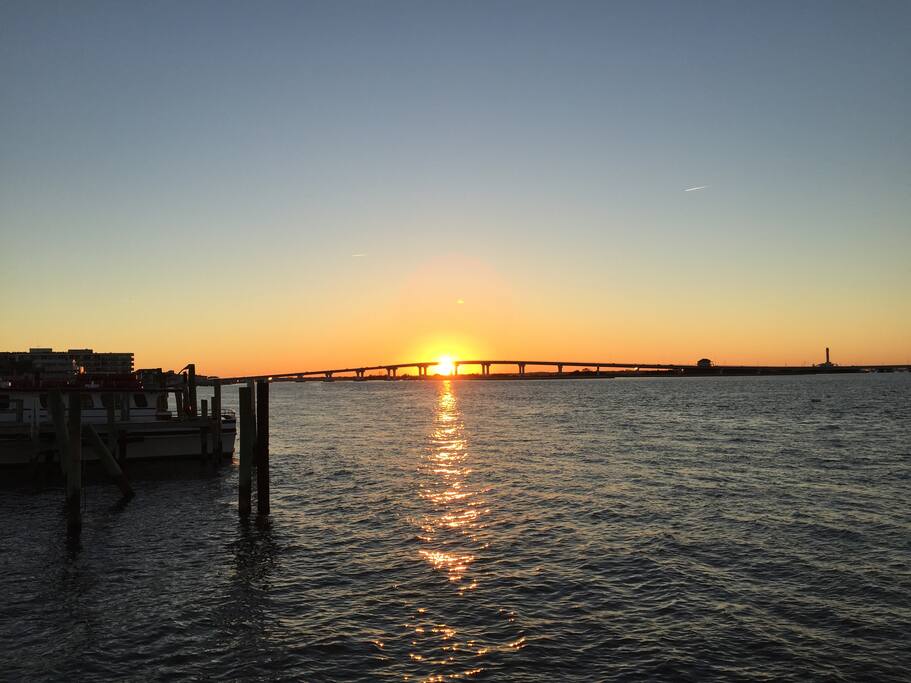 Sun Set on the Bay!