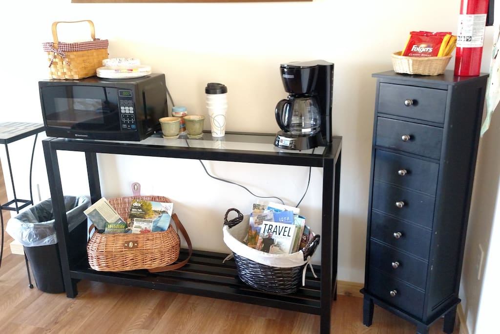 Microwave & Coffee Maker