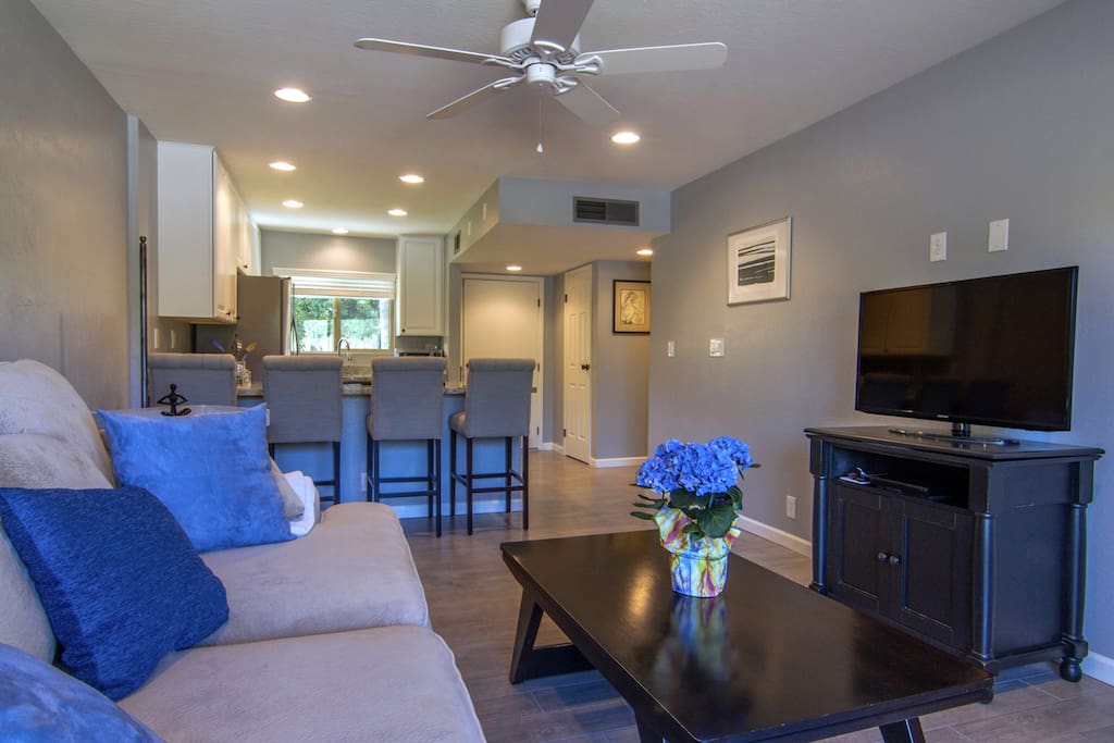 Living Room to kitchen - Open floor plan