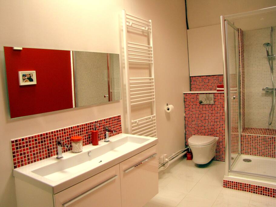 Salle d'eau privative sur mezzanine