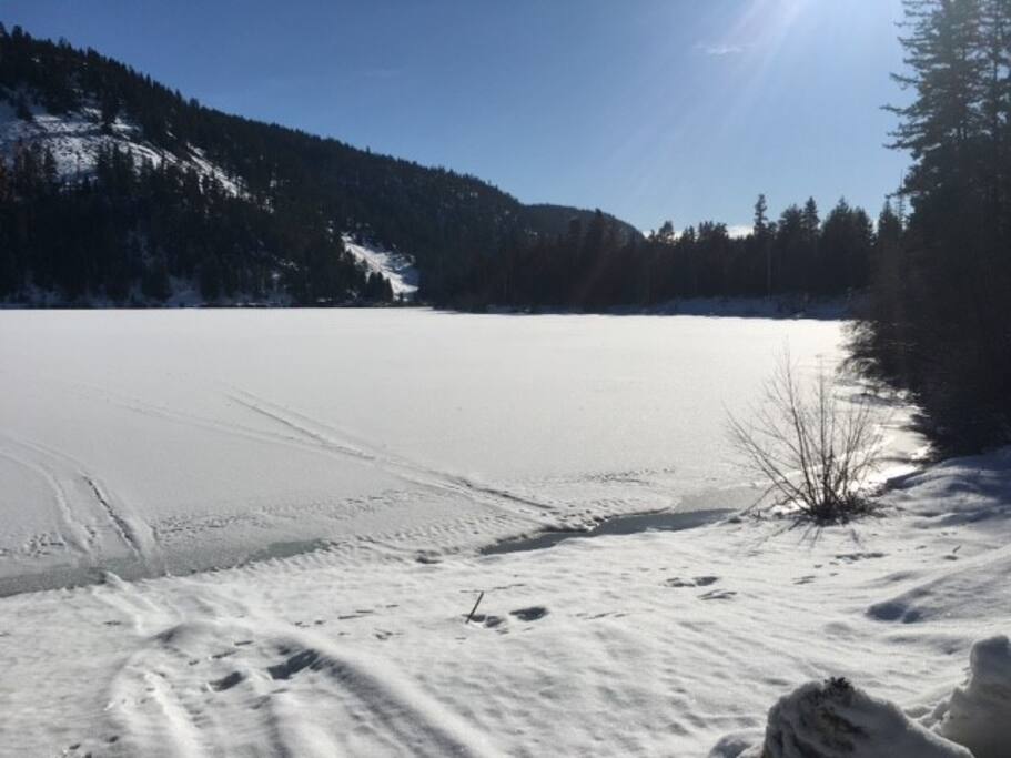 Otter Lake view in winter