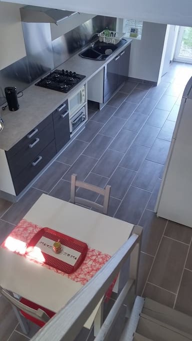 Cuisine vue de l'étage