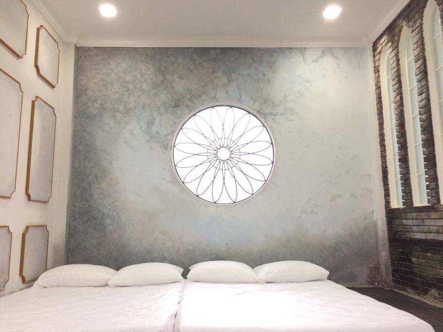 Group room with mattress
