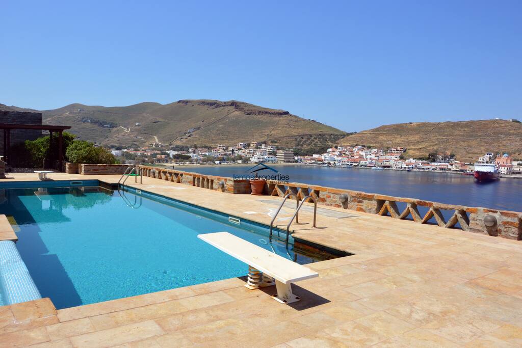 The view towards the port