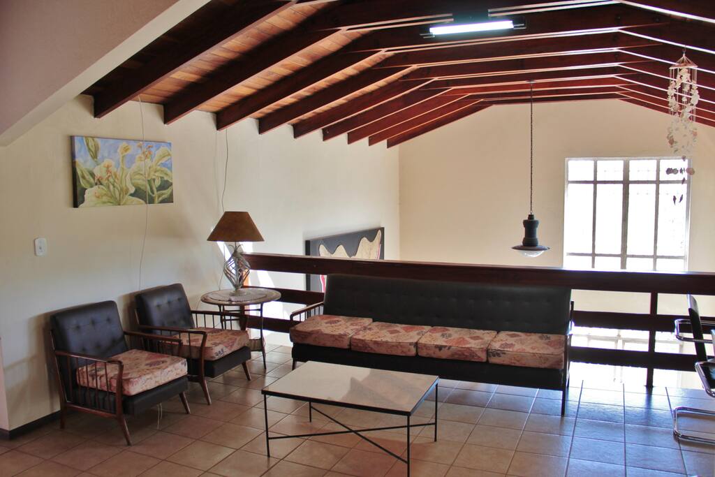 Mezanino de acesso ao quarto