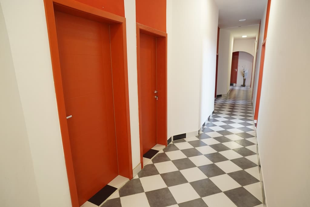 Rooms in the hostel