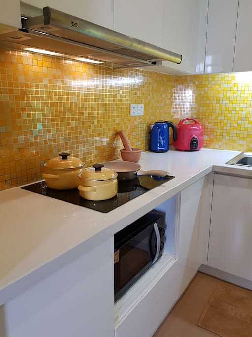 kitchen with all equipment