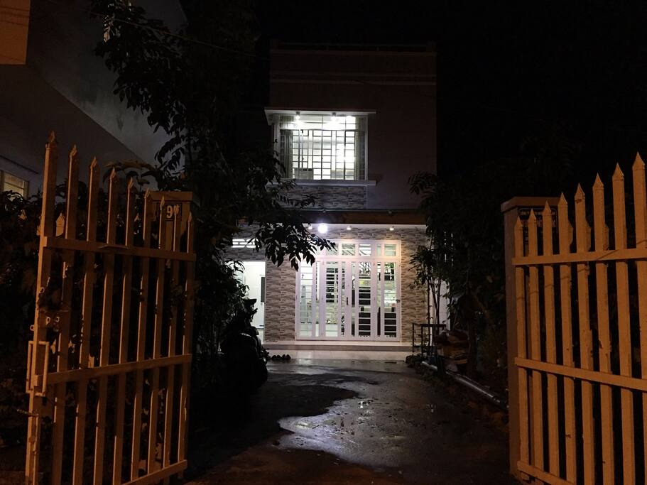 at night