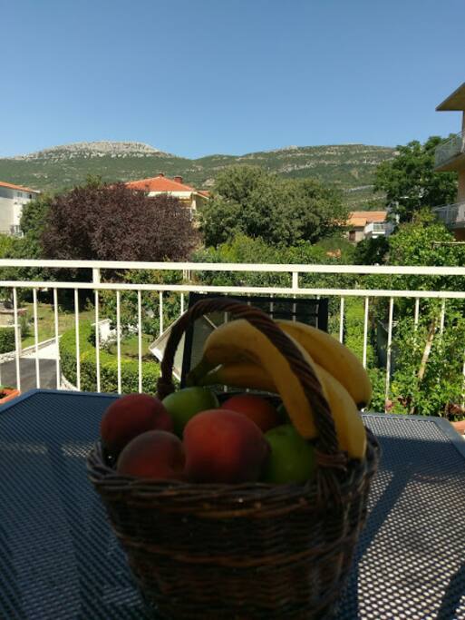View from the balcony