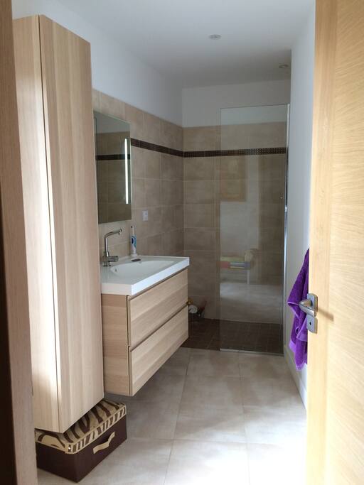 Salle du bain douche italienne