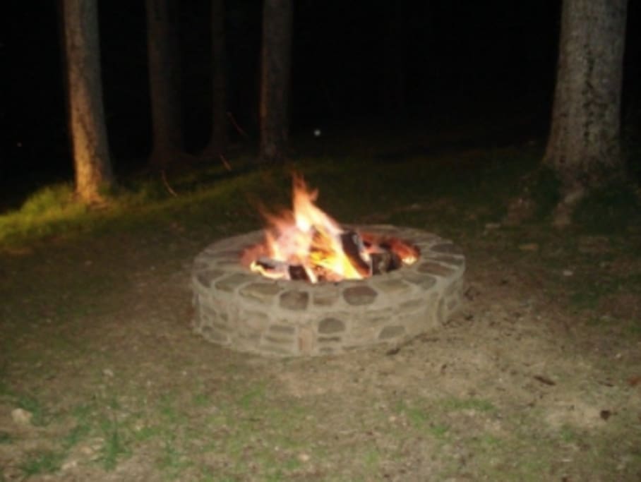 Fire pit...Bring the hot dogs and s'mores!