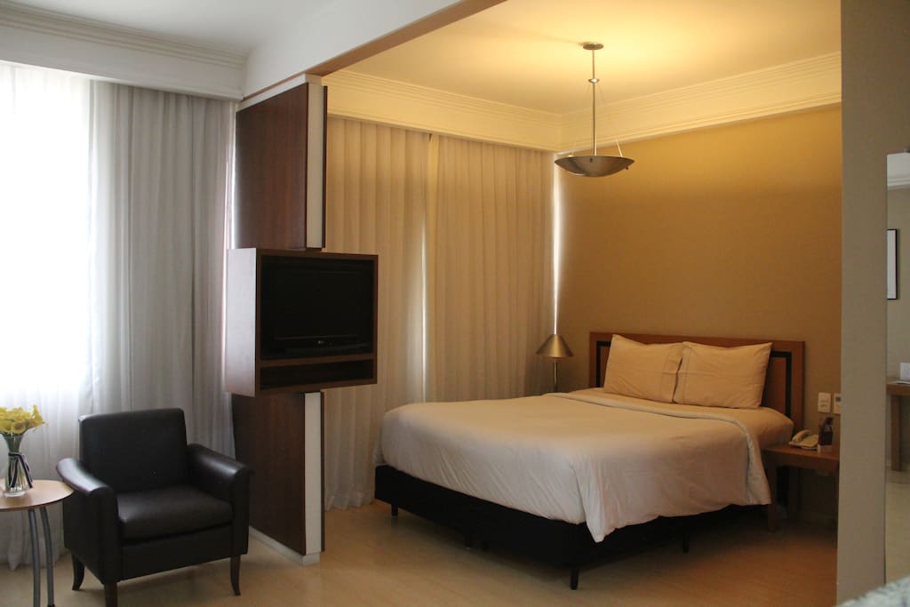Bedroom and living room