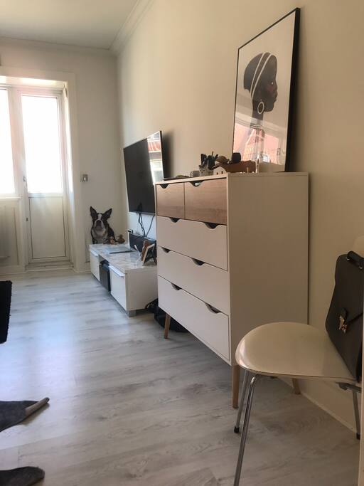 Livingroom w. drawers (you can use it for your clothes)