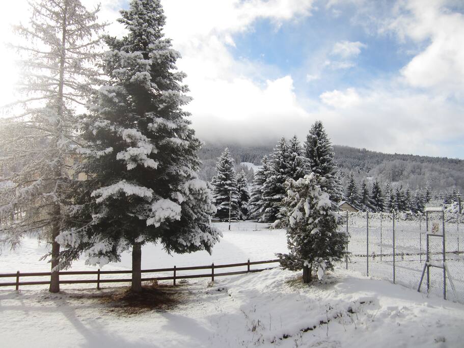 Ancelle sous la neige