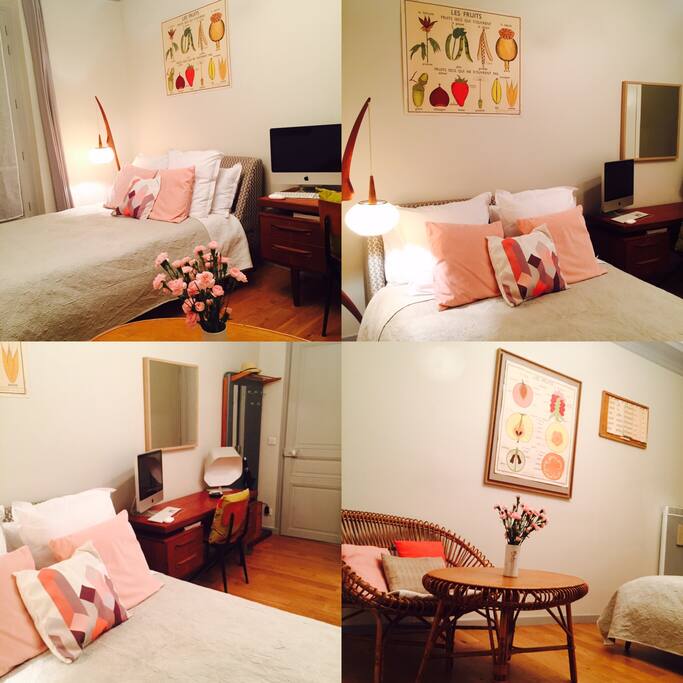 Chambre d'inspiration Vintage
