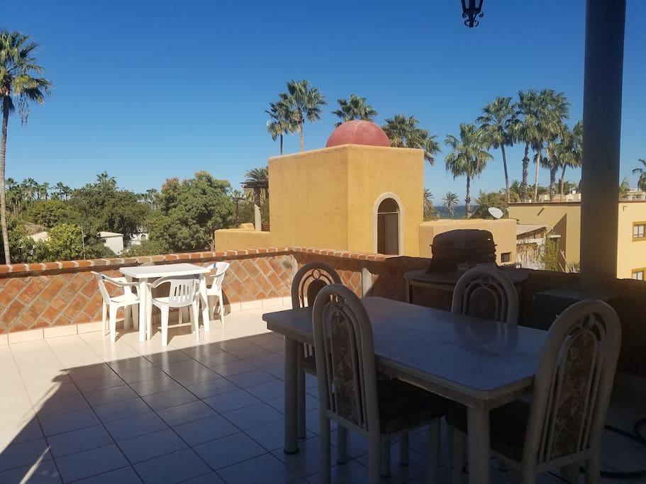 Rooftop patio