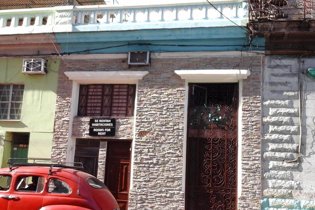 frente de la casa