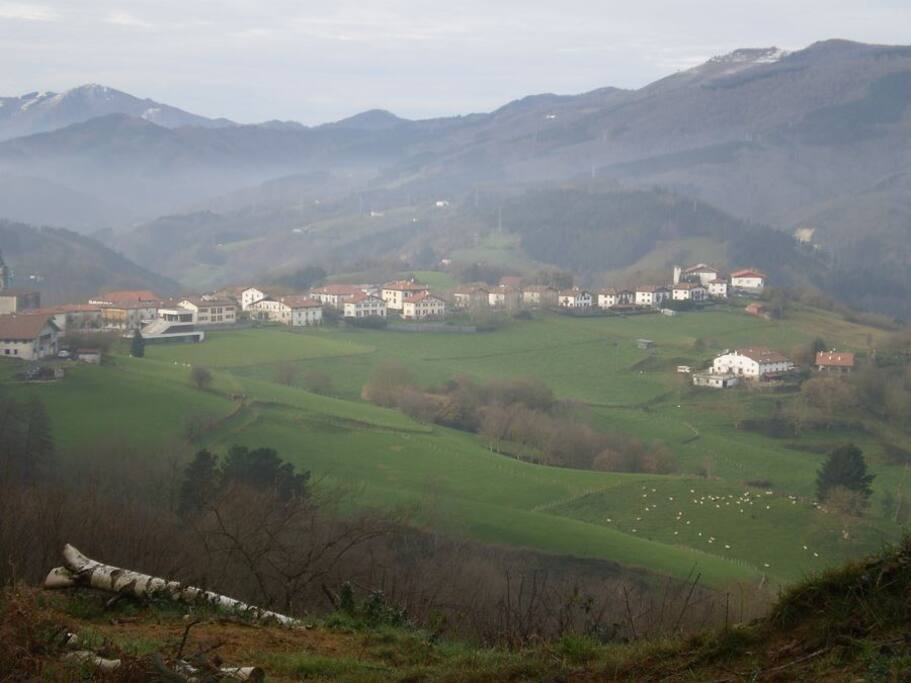 Altzo and on the right down is the house