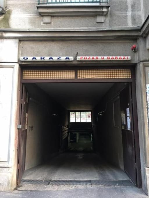 Garage entrance