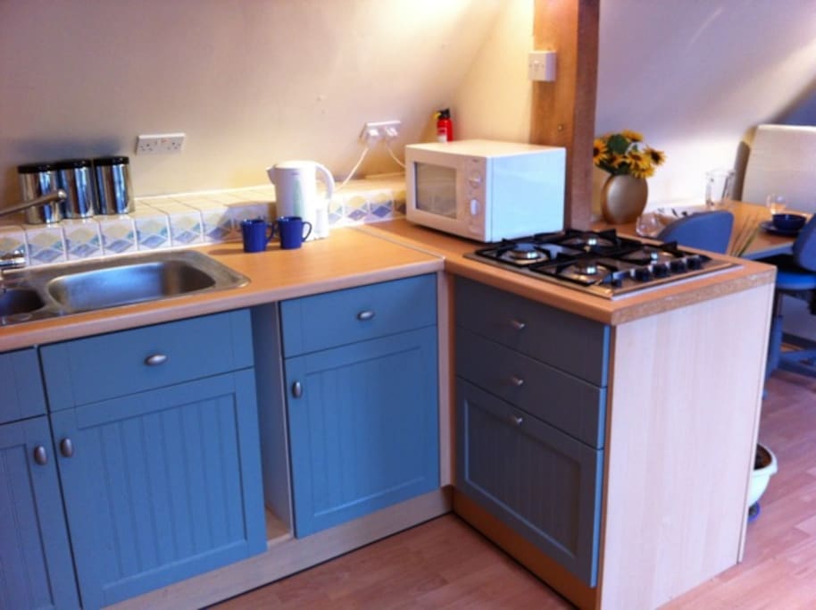 Well equipped if compact Kitchen, small but perfectly formed!