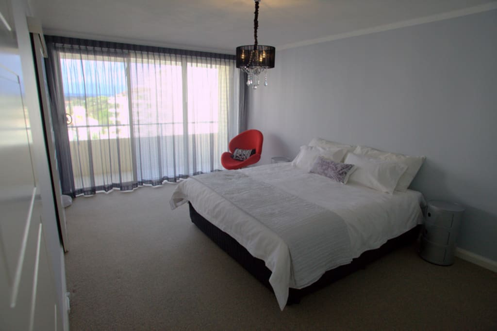 Bedroom with balcony