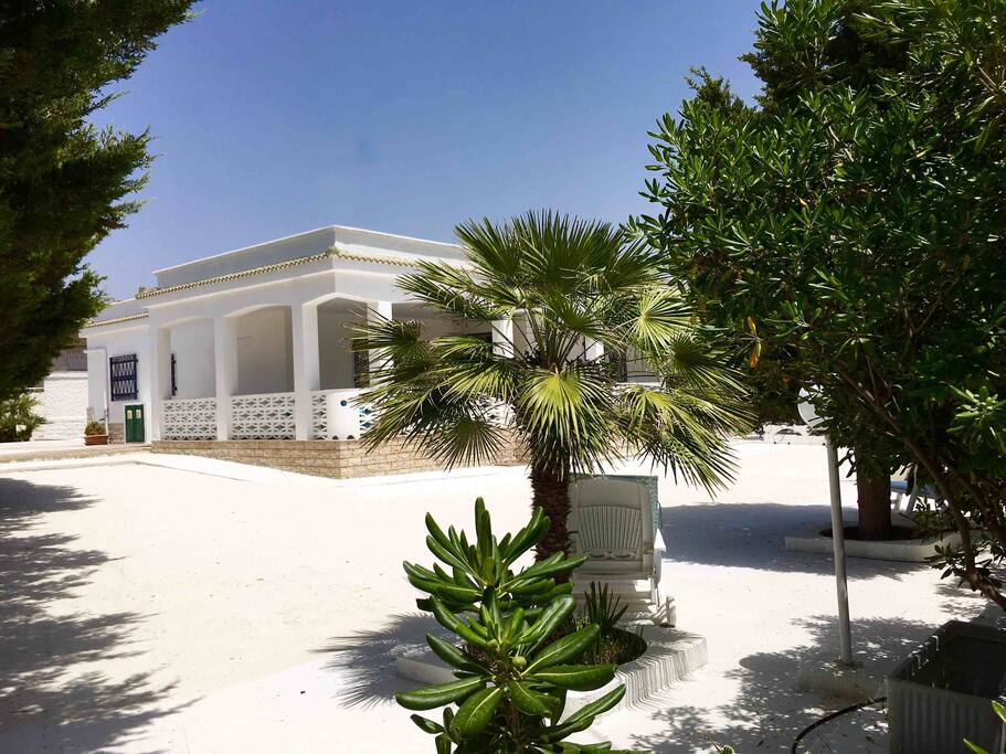 Villa outside