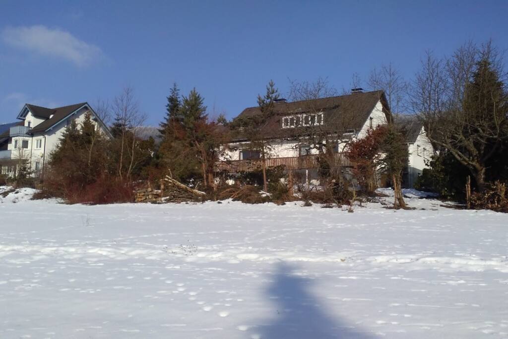 View from south