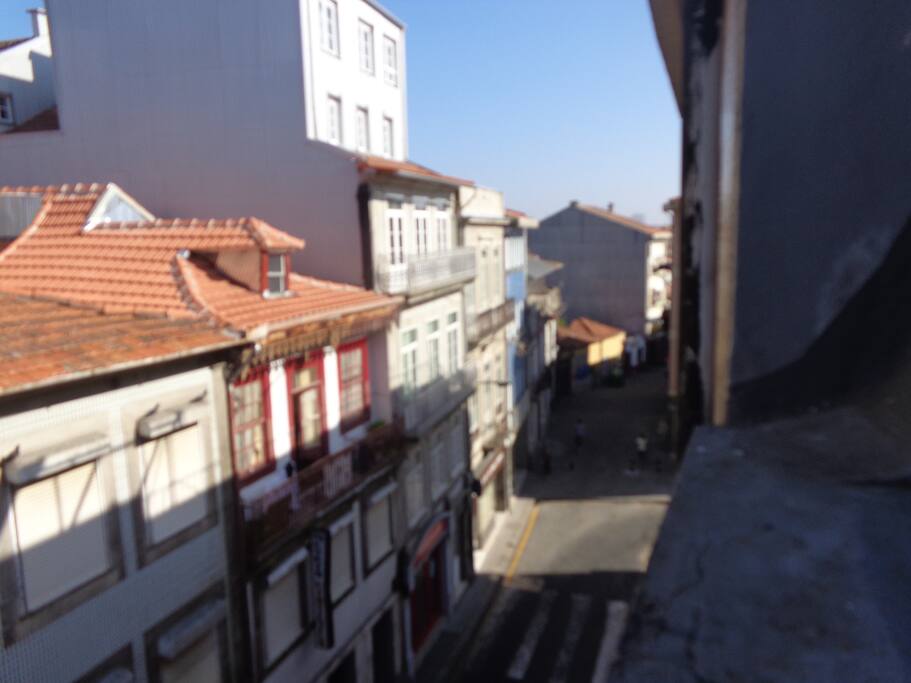 the street