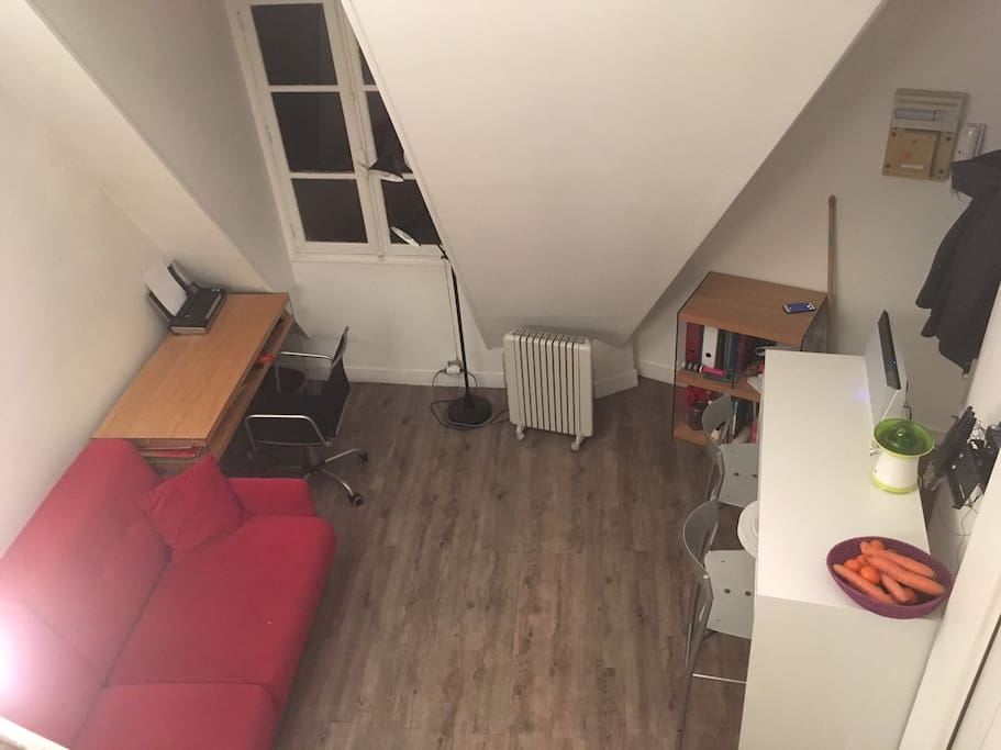 Vue depuis la mezzanine