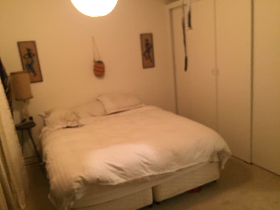 Main bedroom with King size bed.