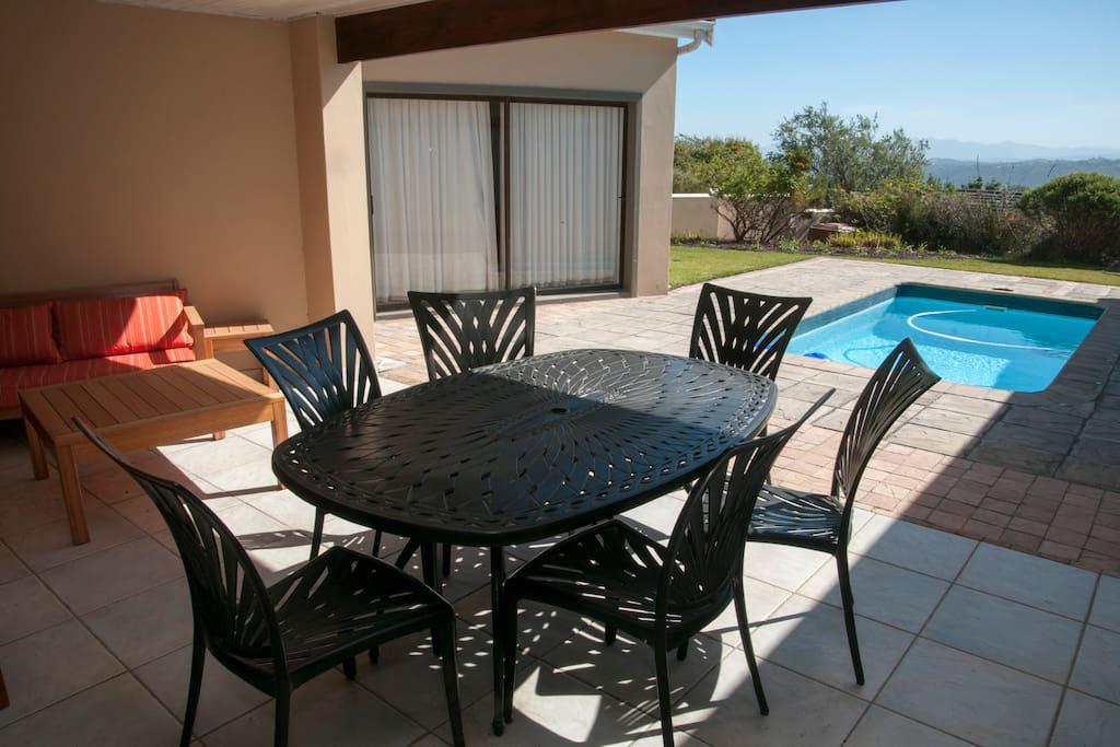 Secluded, sheltered private pool
