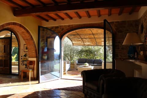 Popular Airbnb listing: CasaDiManuela:TotallyPrivateChiantiVilla withTub in Barberino Tavarnelle