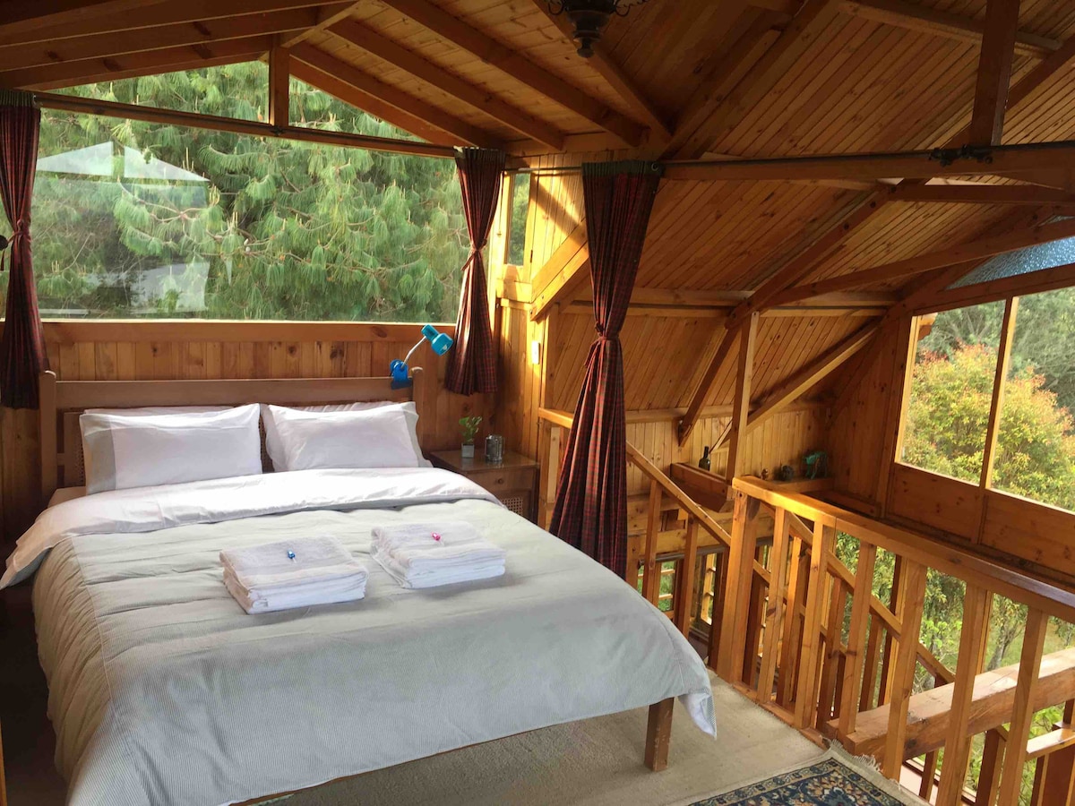 الطابق الثاني - إطلالة داخلية - سرير رئيسي