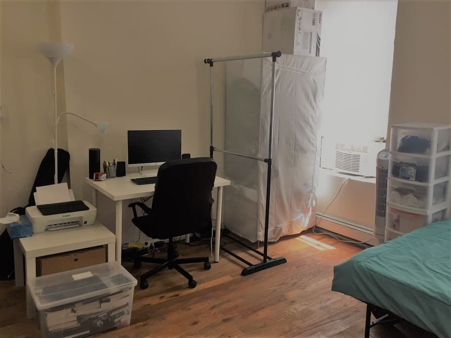 Desk, Closet