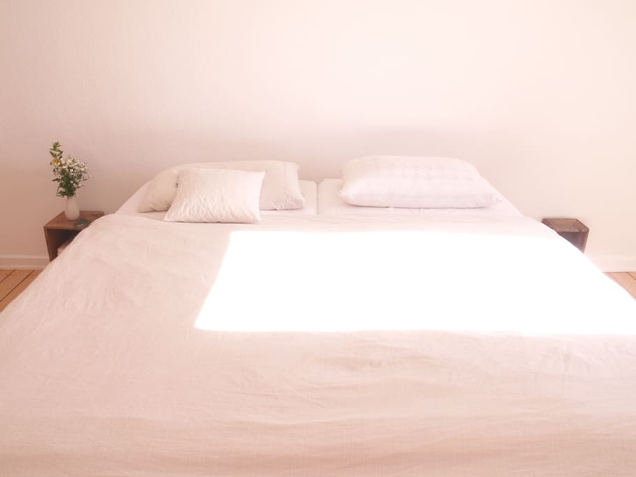 Private double room.