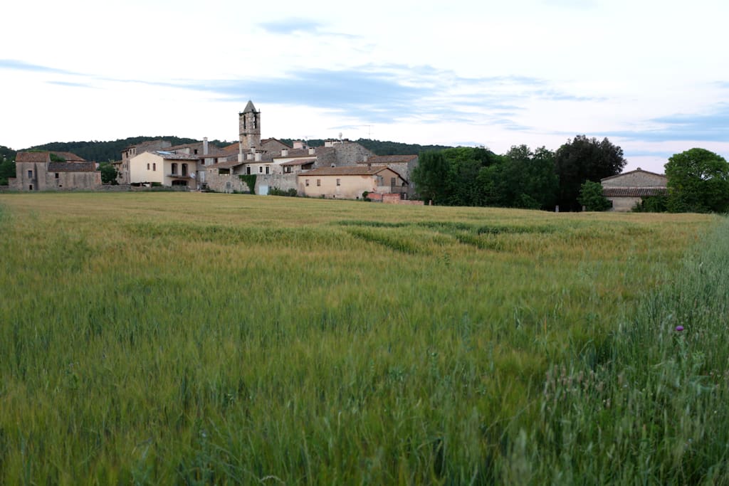 El pueblo de Espinavessa a 1 km