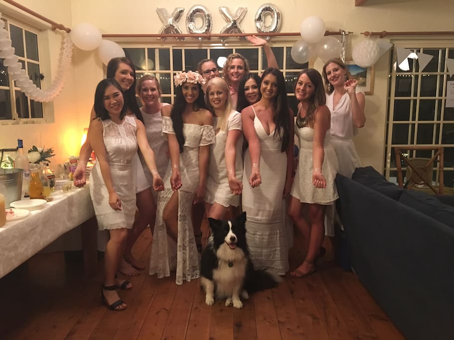A very happy and friendly 'hen's' celebration.