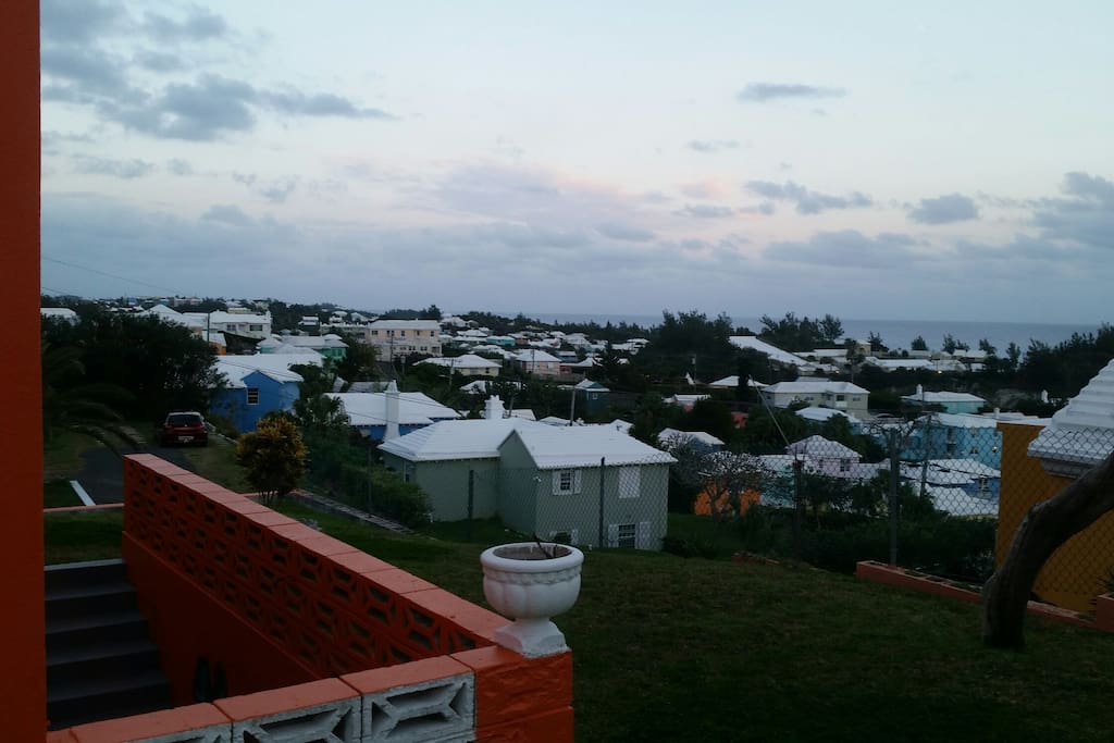 A view from the house