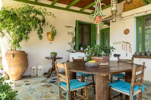 Traditional stone house  comfortable  with view.