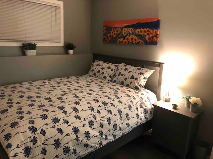 غرفة النوم رقم4 - الطابق السفلي (سرير حجم وسط)