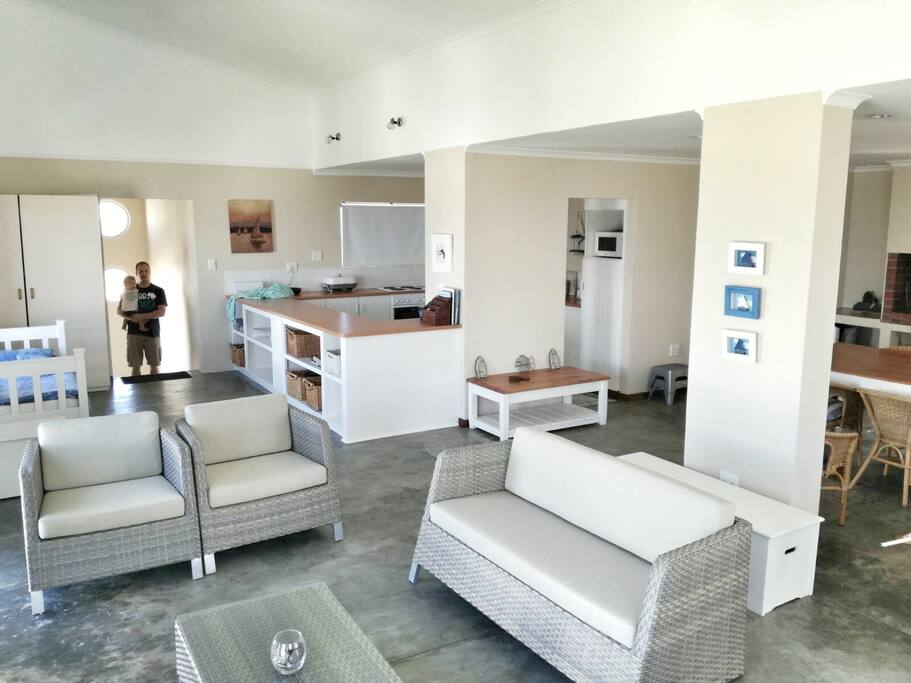 Open plan living area
