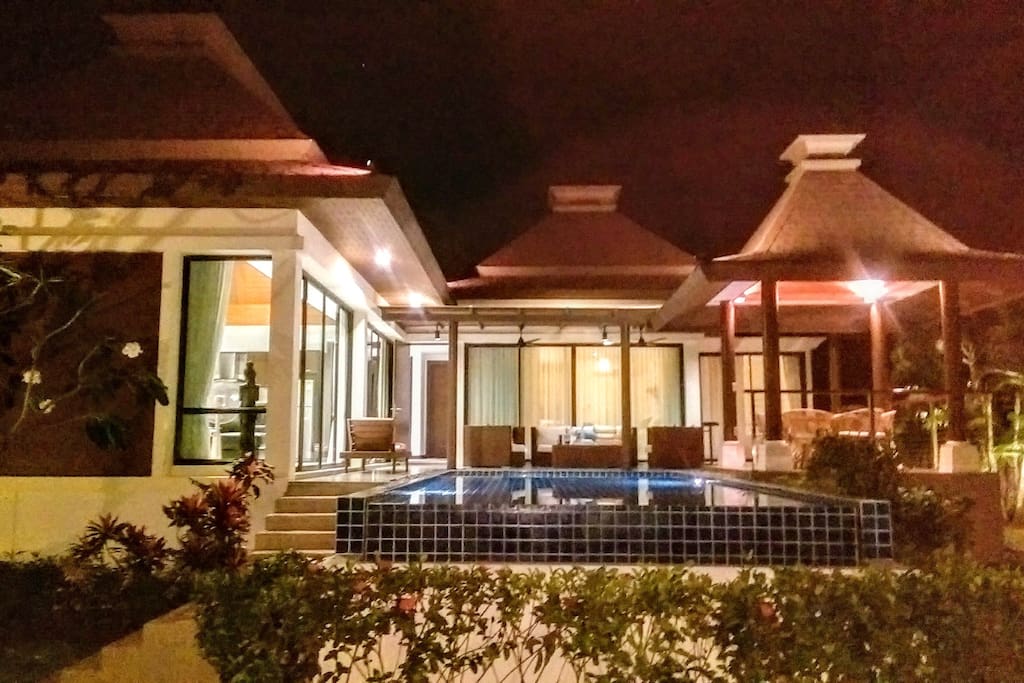 Villa by night