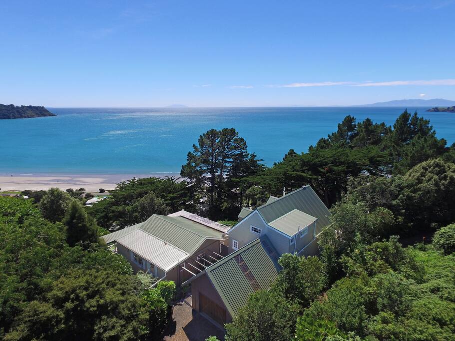 View to Onetangi beach