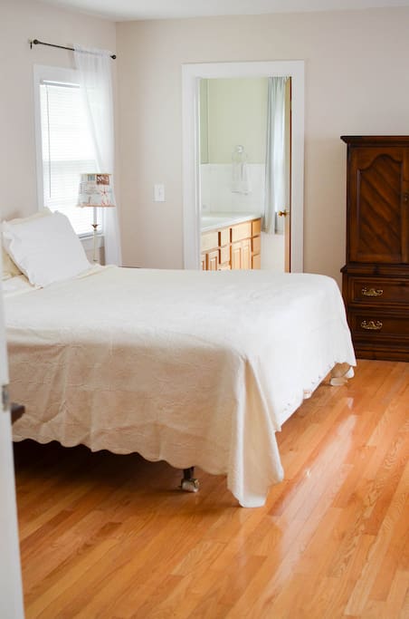 Master with king bed and ensuite full bath.
