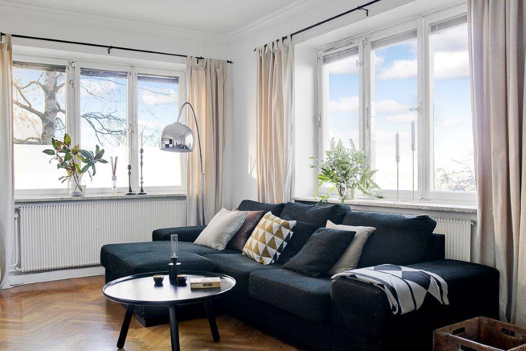 Living room where I would stay